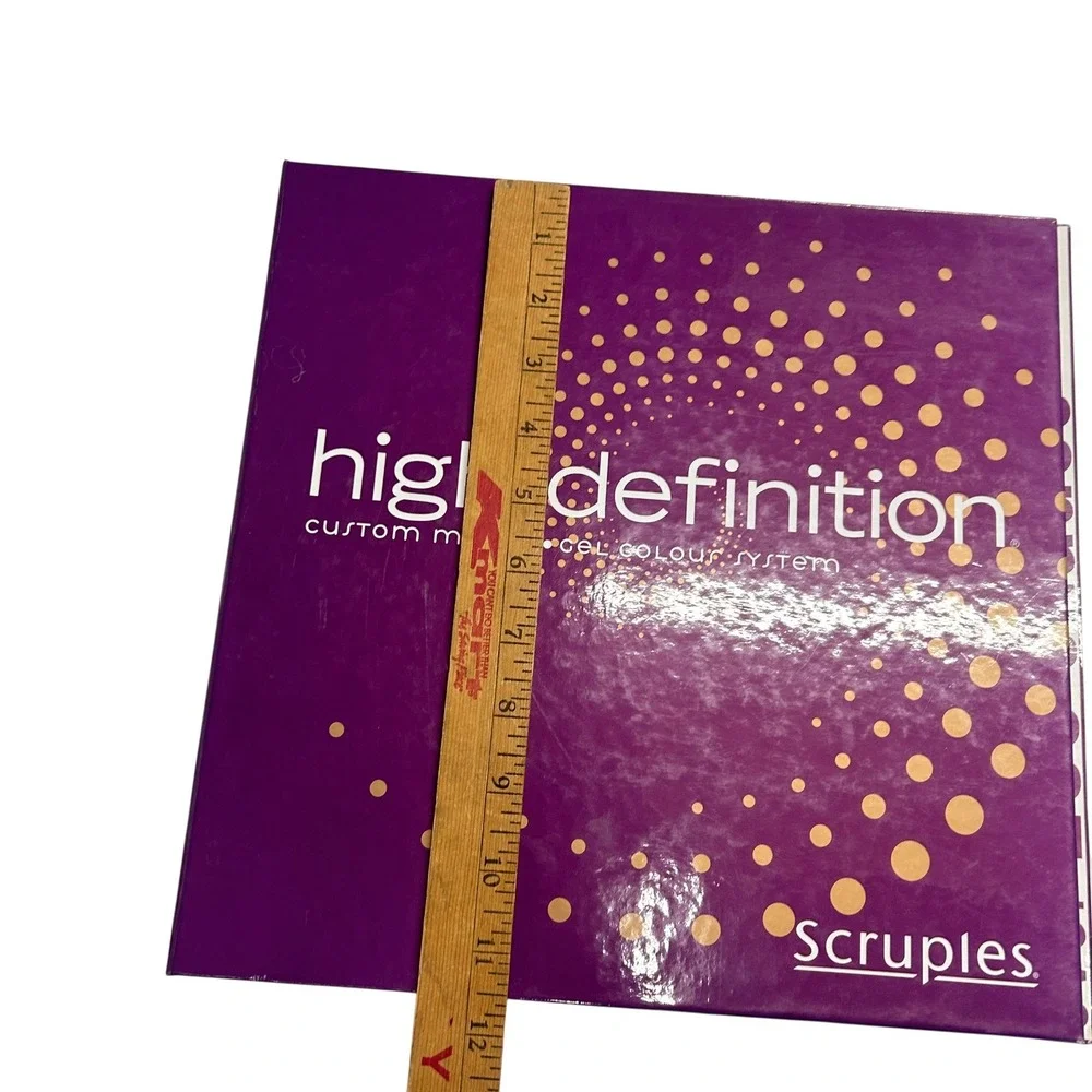 Scruples‎ High Definition Custom Mixing Gel Colour Swatch Book Purple Salon Pro